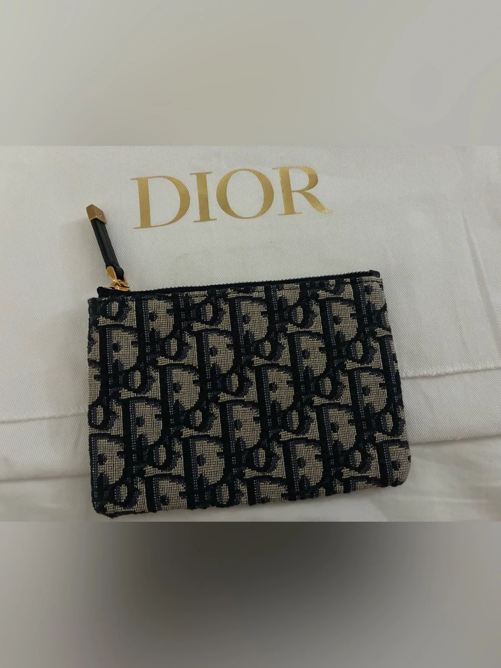 Dior Oblique Jacquard Coin Purse
